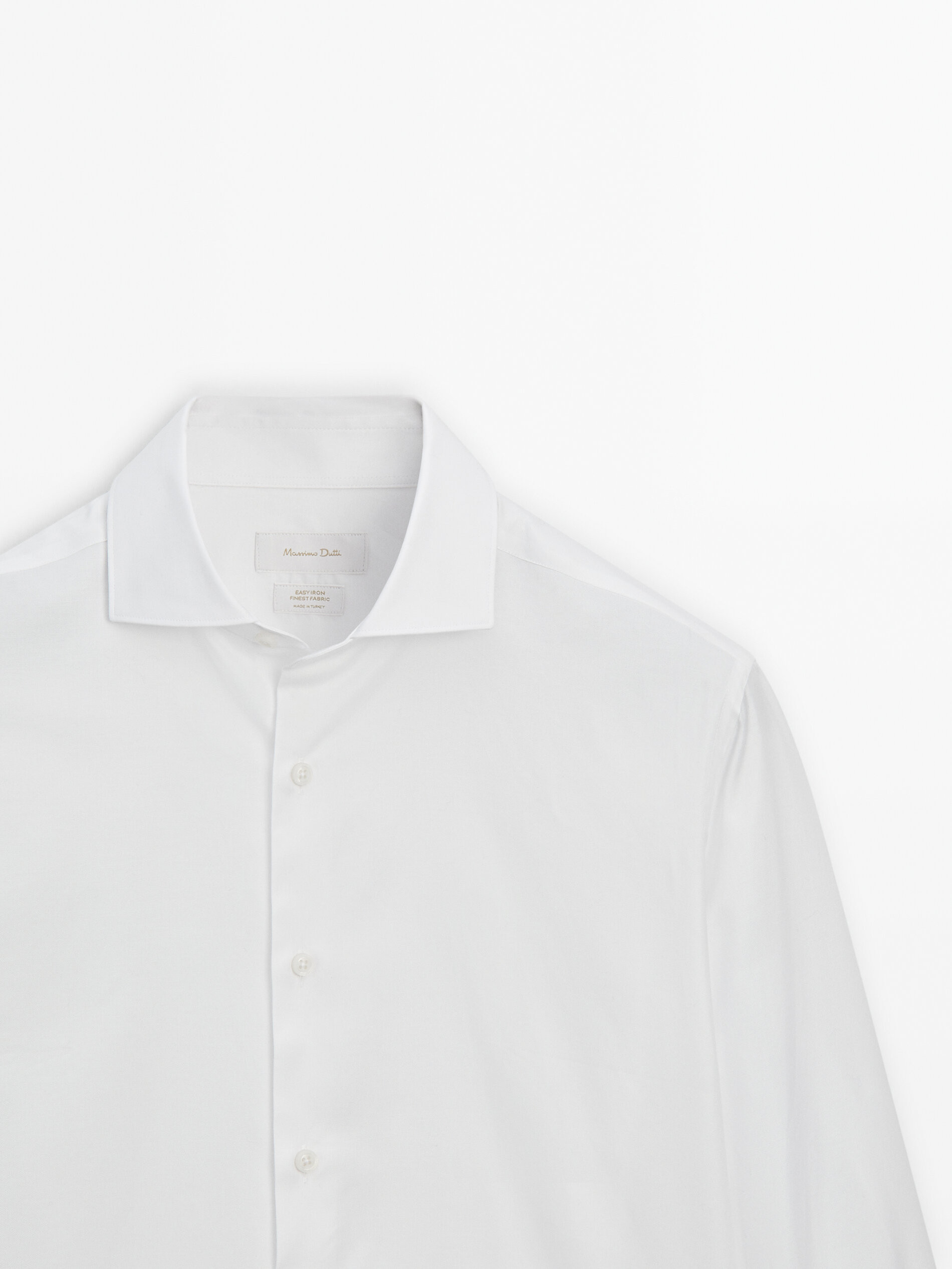 Regular-fit 100% cotton shirt | Massimo Dutti UK
