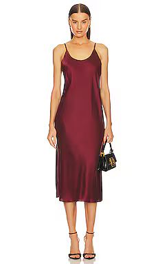 LUNYA Washable Silk Bias Slip Dress in Calliope Wine from Revolve.com | Revolve Clothing (Global)
