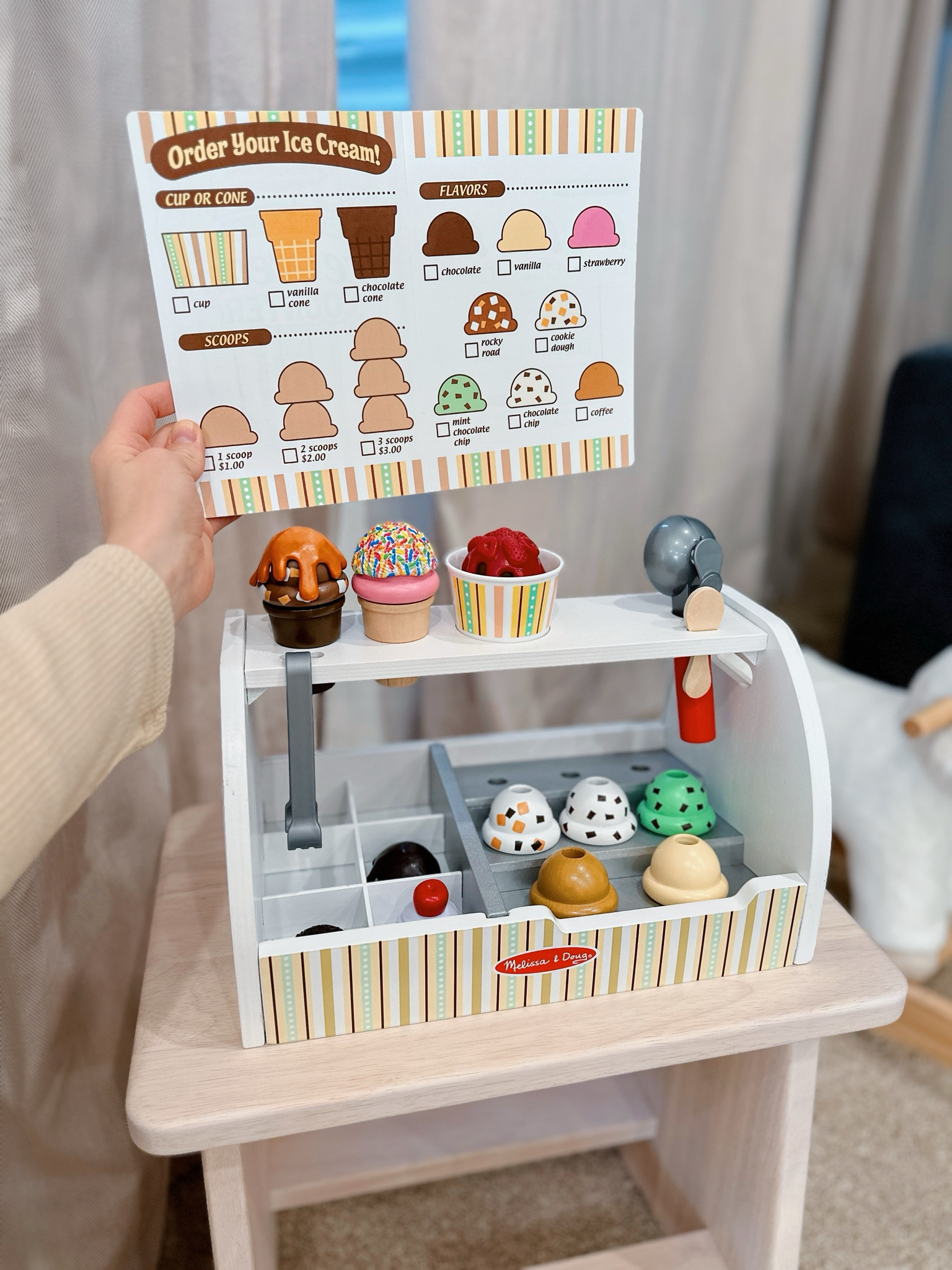 My girls love this pretend ice cream counter! (They’re 2 and 8 months old)🍦 I got it for them for Christmas and they’re obsessed with it! 

It’s the perfect birthday gift too! 

#LTKbaby #LTKkids #LTKGiftGuide
