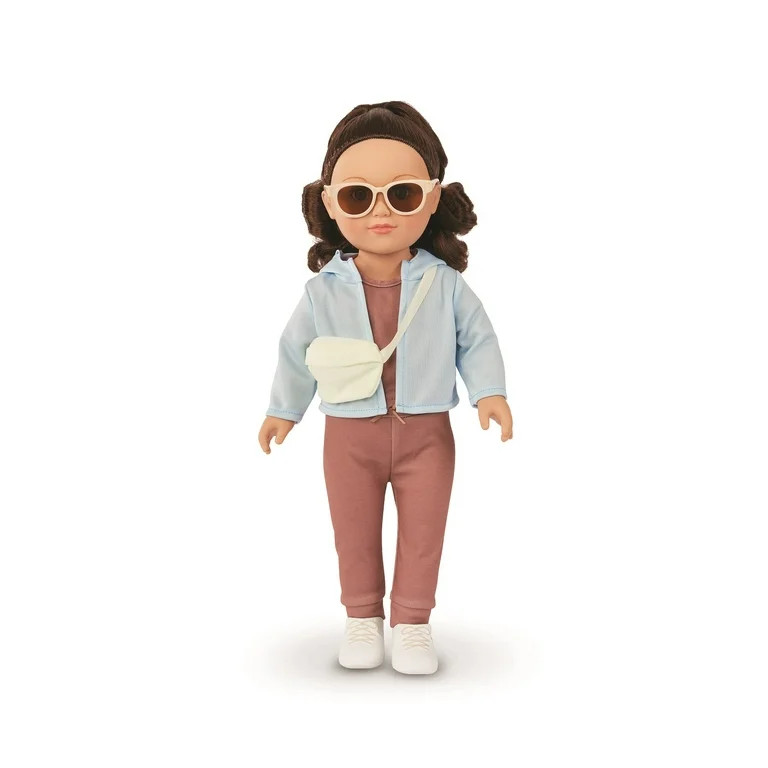 My Life As Kinley Posable 18 inch Doll, Brunette Hair, Blue Eyes | Walmart (US)