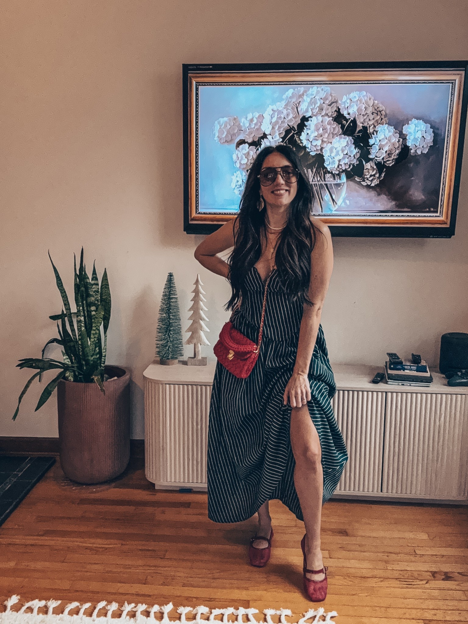 Shein maxi corset dress. Red purse and shoes   Vacation outfit

#LTKSeasonal #LTKOver40 #LTKFindsUnder50