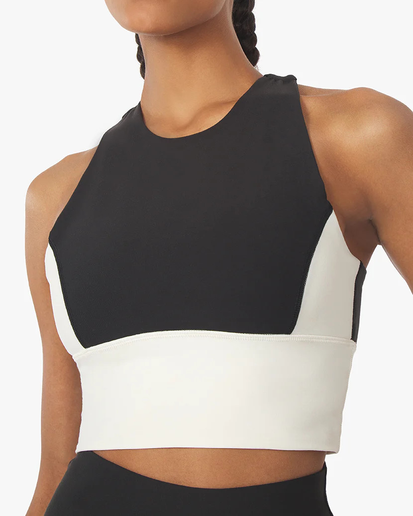 Colorblock Racerback Tank Brushed Poly | We Wore What