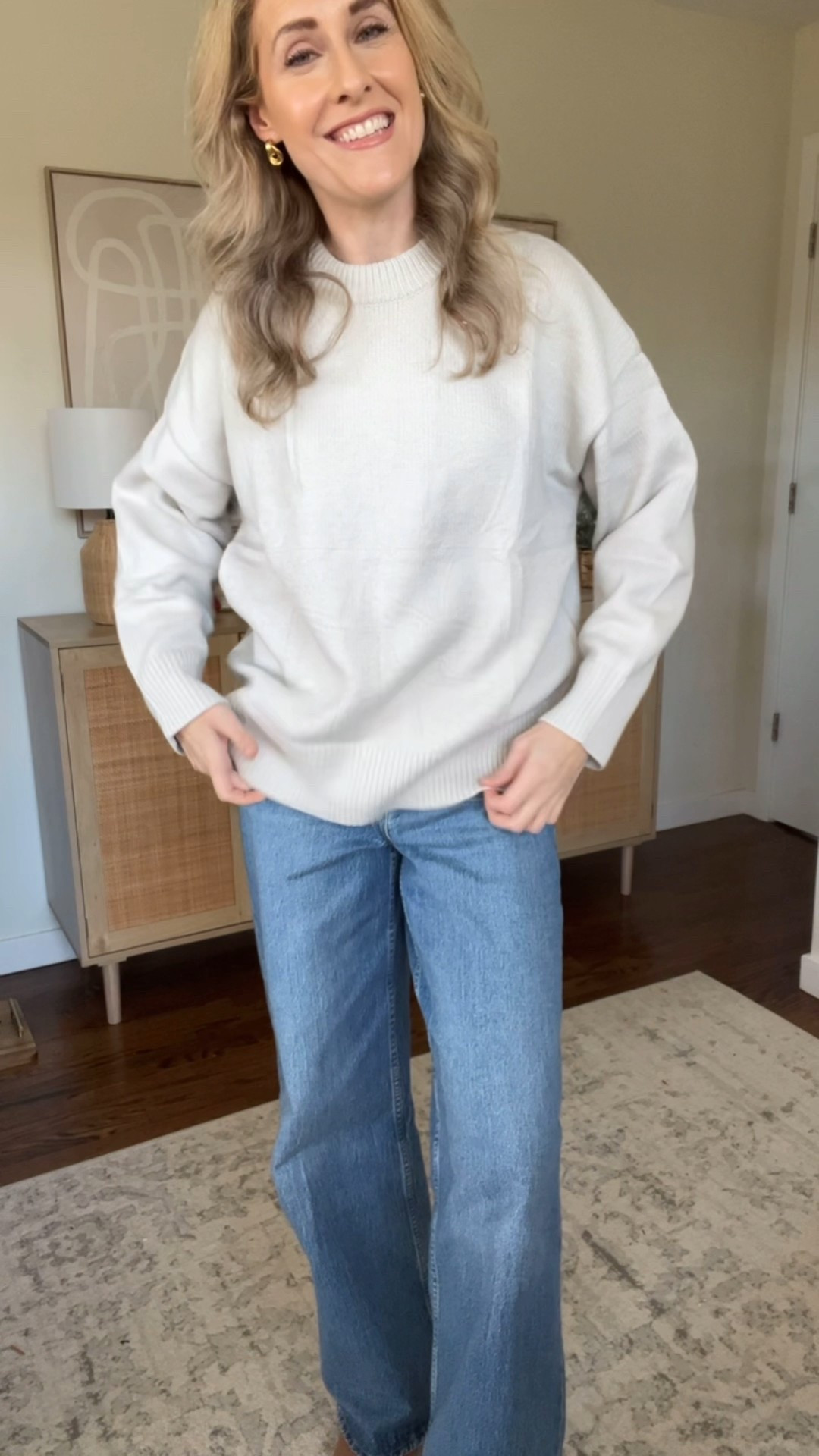 Amazon cashmere blend sweater on deal for $41.32 (I paid $39 on Black Friday) so it’s a pretty good price! Oversized crewneck, I’m in a size small. Several colors. #amazonfashion #amazonfinds 

#LTKFindsUnder50 #LTKFindsUnder100 #LTKSaleAlert