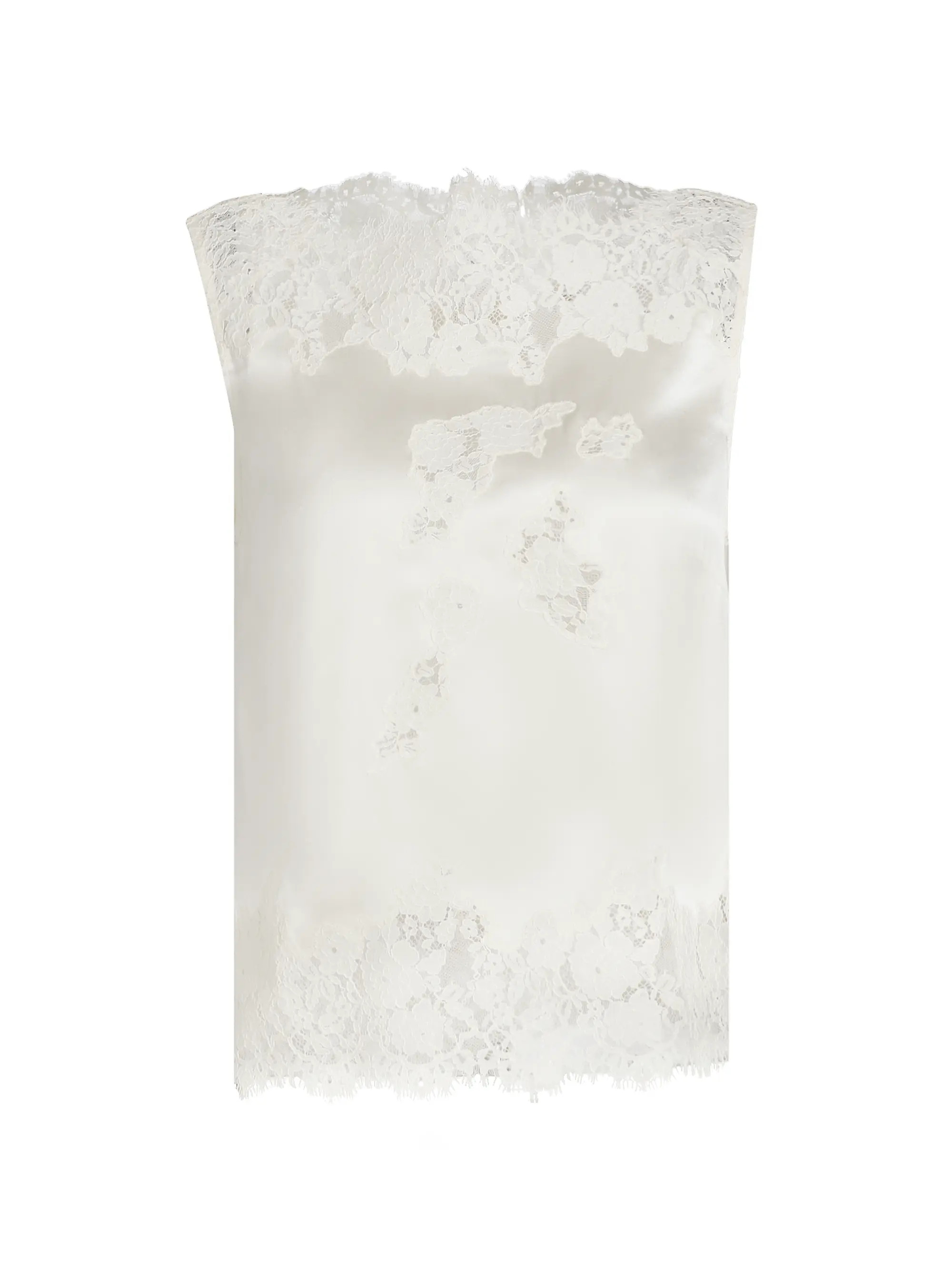 Viviane Lace Silk Top | Saks Fifth Avenue
