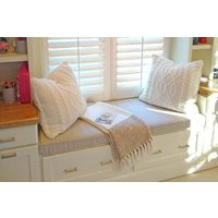 Sunbrella Fabric Bench Cushion -60""W X 18""D 4""T- Home Decor - Window Seat/Breakfast Nook Banquette Indoor Outdoor | Etsy (US)