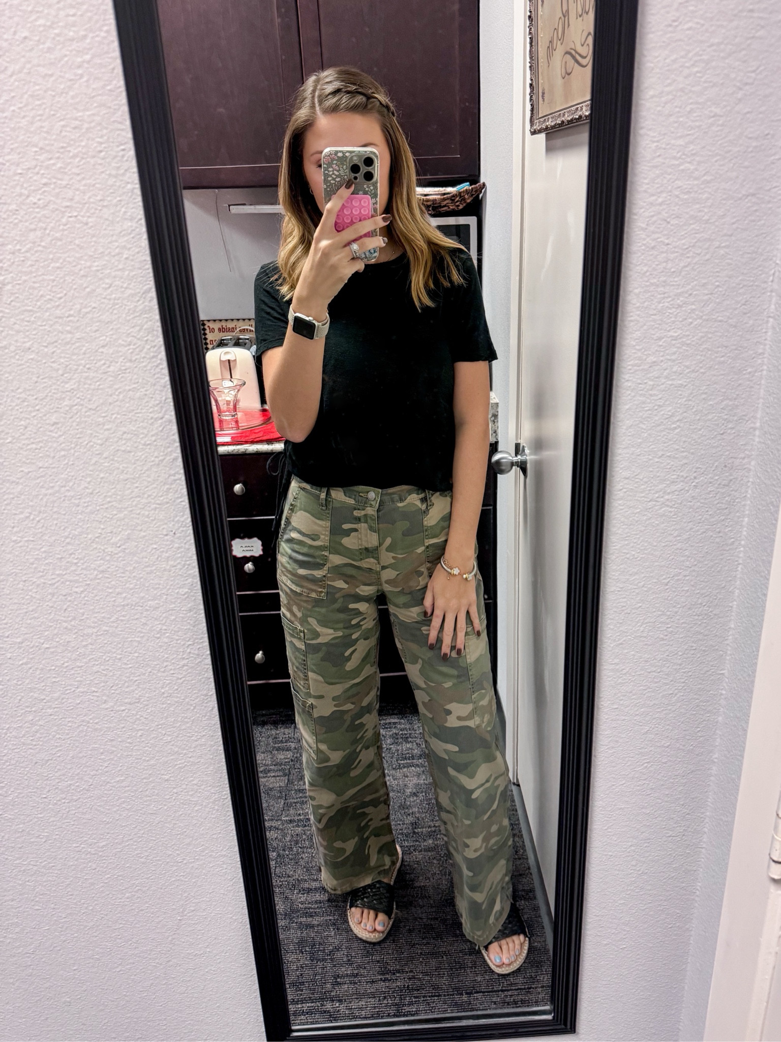These camo pants are so fun!! They are from Walmart and only $17!! Quality is so good and the perfect transition to fall piece! I’m a size 28/size 6 normally & am in a small (size 4-6) & they fit super comfortably! They’re stretchy too! 

#LTKStyleTip #LTKFindsUnder50 #LTKFallSale
