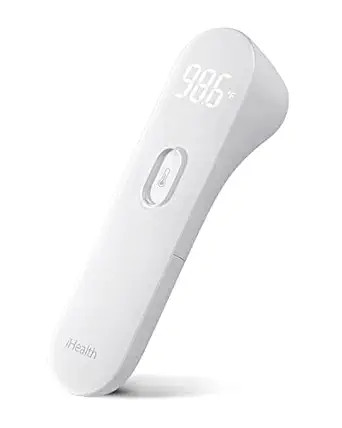 iHealth No-Touch Forehead Thermometer, Digital Infrared Thermometer for Adults and Kids, Touchles... | Amazon (US)