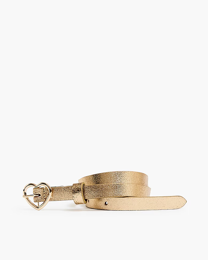 Girls' heart belt | J.Crew Factory