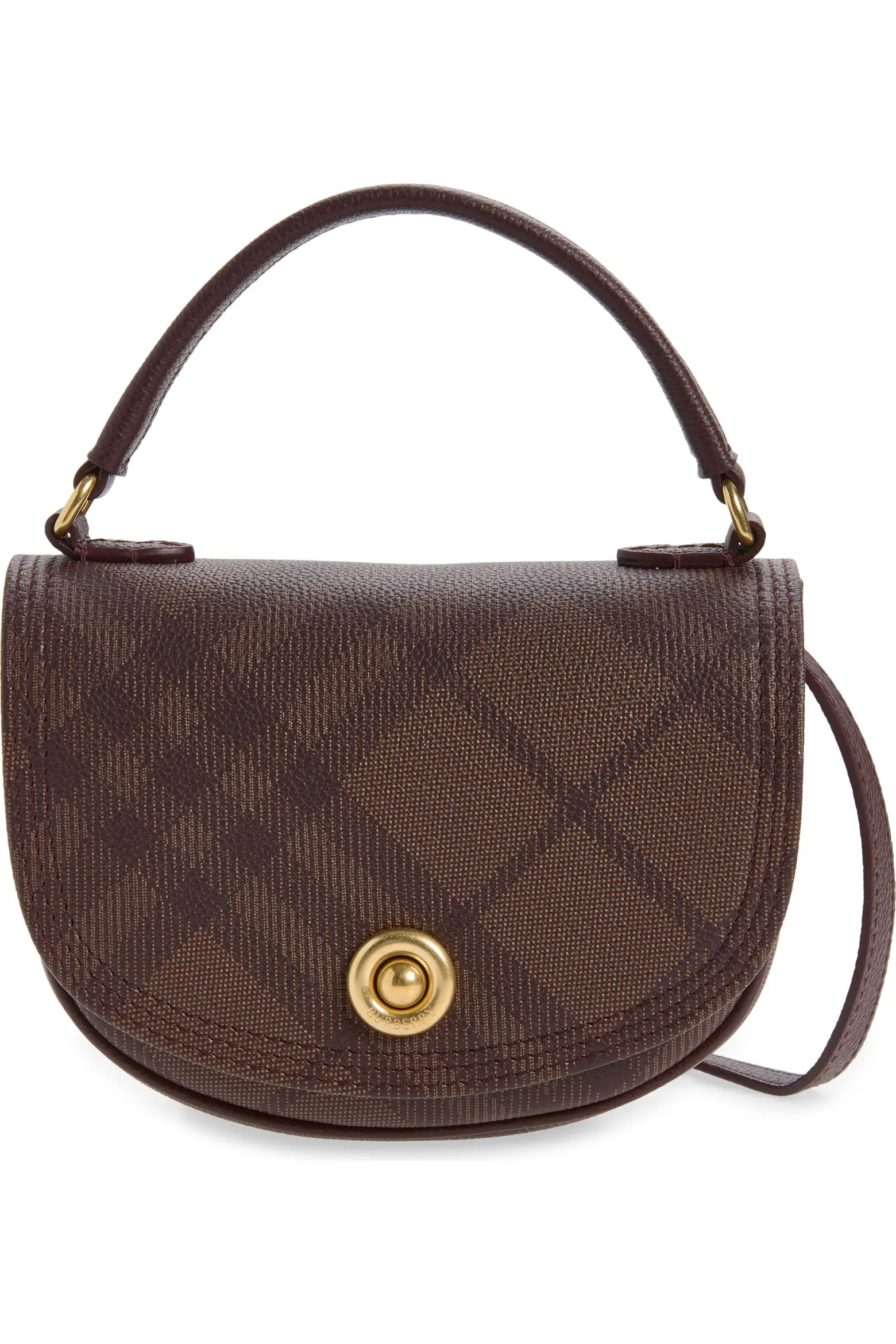 Burberry Highlands Coated Canvas Top Handle Bag (Nordstrom Exclusive) (Women) | Nordstrom | Nordstrom