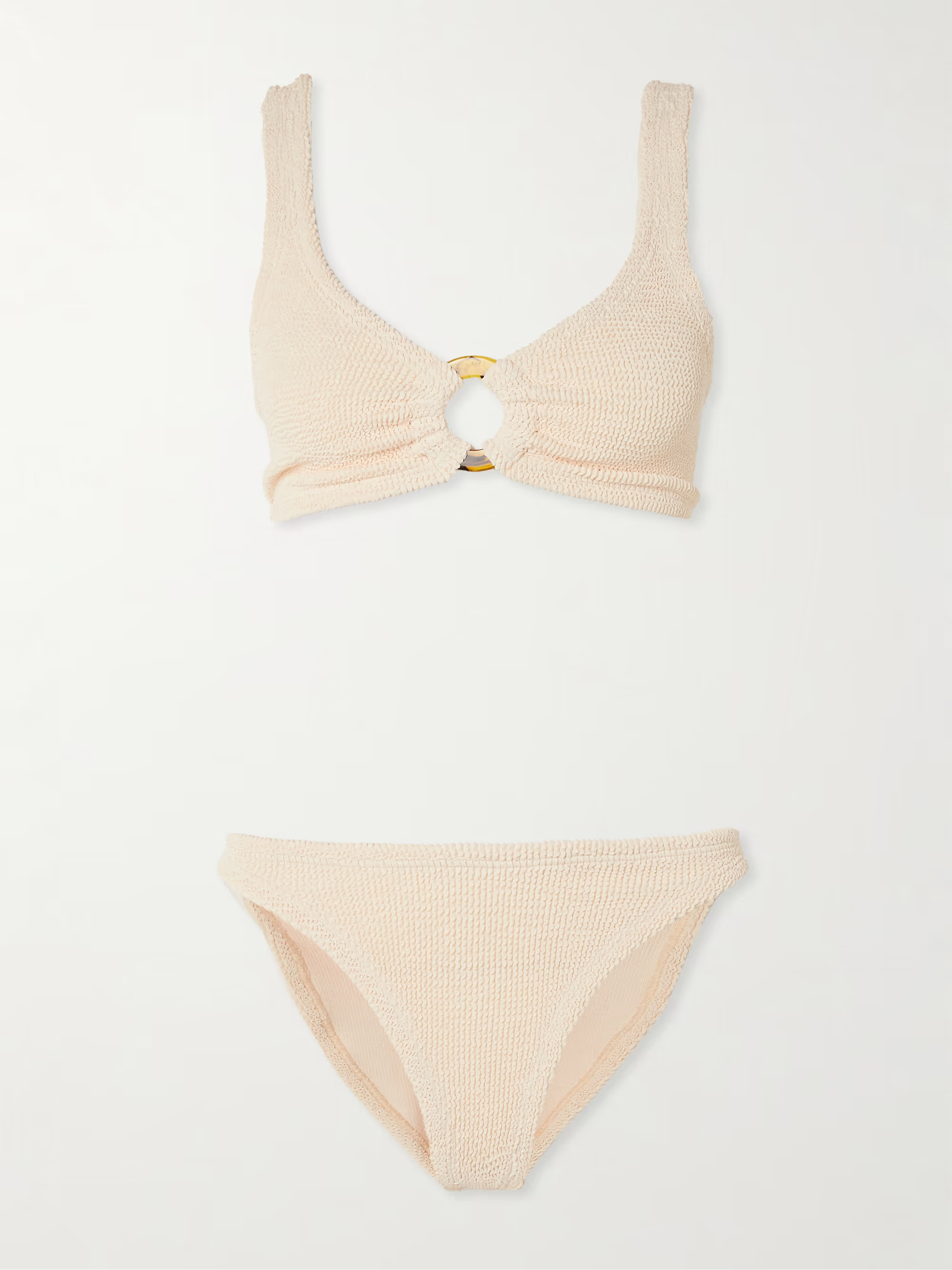 Julia embellished seersucker bikini | NET-A-PORTER (UK & EU)