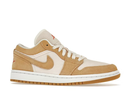 Jordan 1 Low SE Twine Orange Quartz Corduroy (W) | StockX