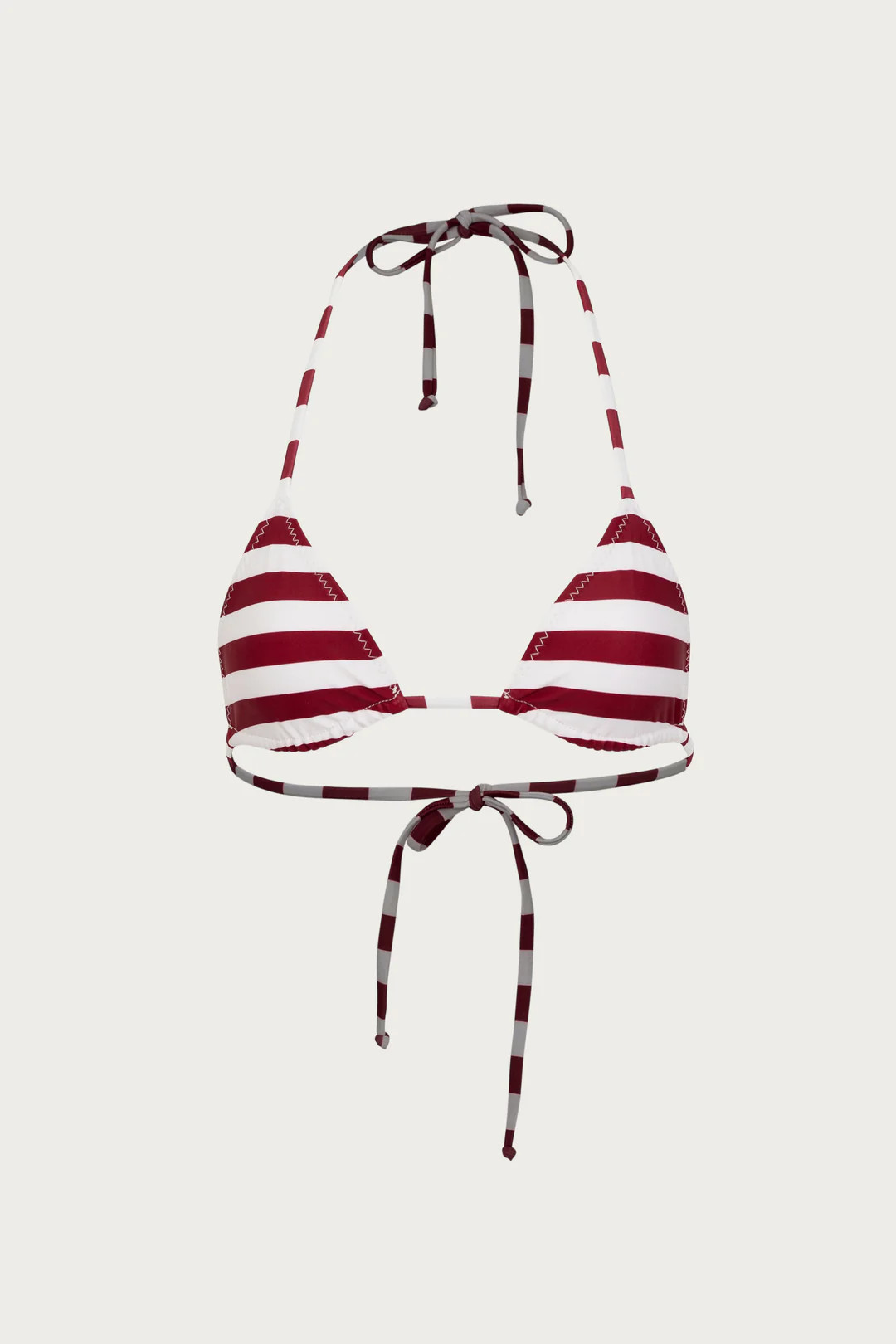 Triangle Top (Burgundy Stripe) | SAME