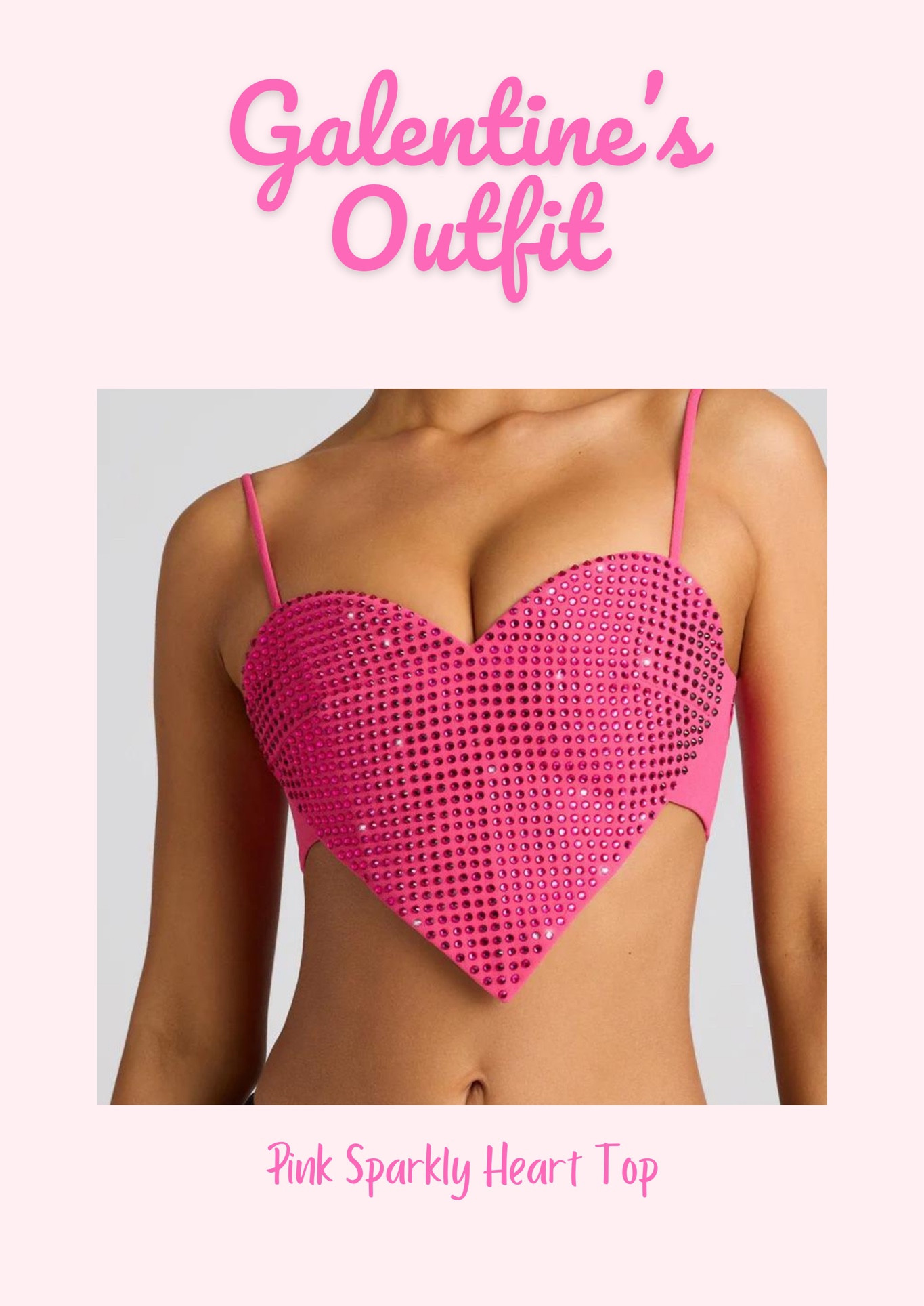 Pink Sparkly Heart Shaped Crop Top for Valentine’s Day or a Galentine’s Party💕 


#LTKMostLoved #LTKfindsunder100 #LTKSeasonal