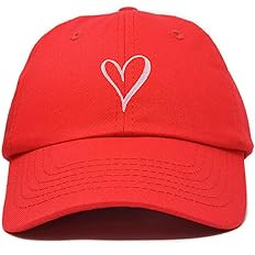 Hand Drawn Heart Hat Womens Embroidered Baseball Cap | Amazon (US)