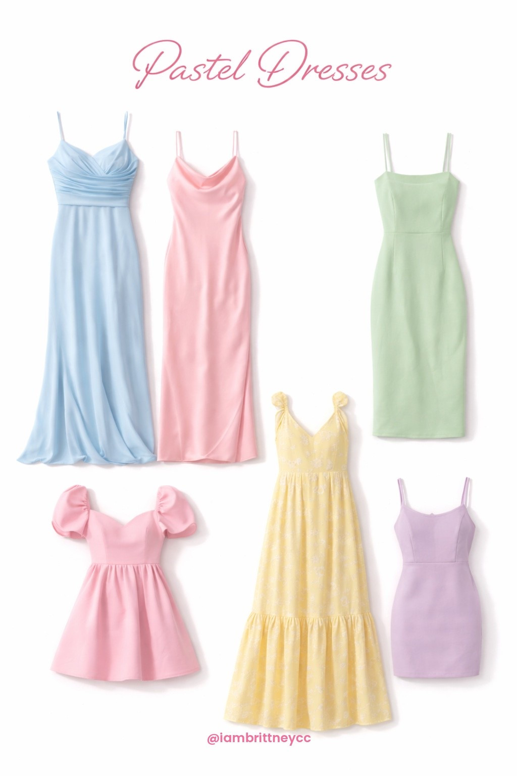 Spring Pastel Dresses