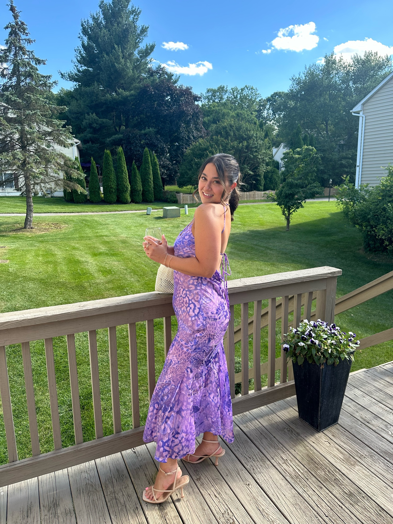 The most beautiful summer wedding guest dress! Available and on sale at #Revolve 💜

#weddingguest #summerweddings #summerdress 

#LTKStyleTip #LTKParties #LTKWedding