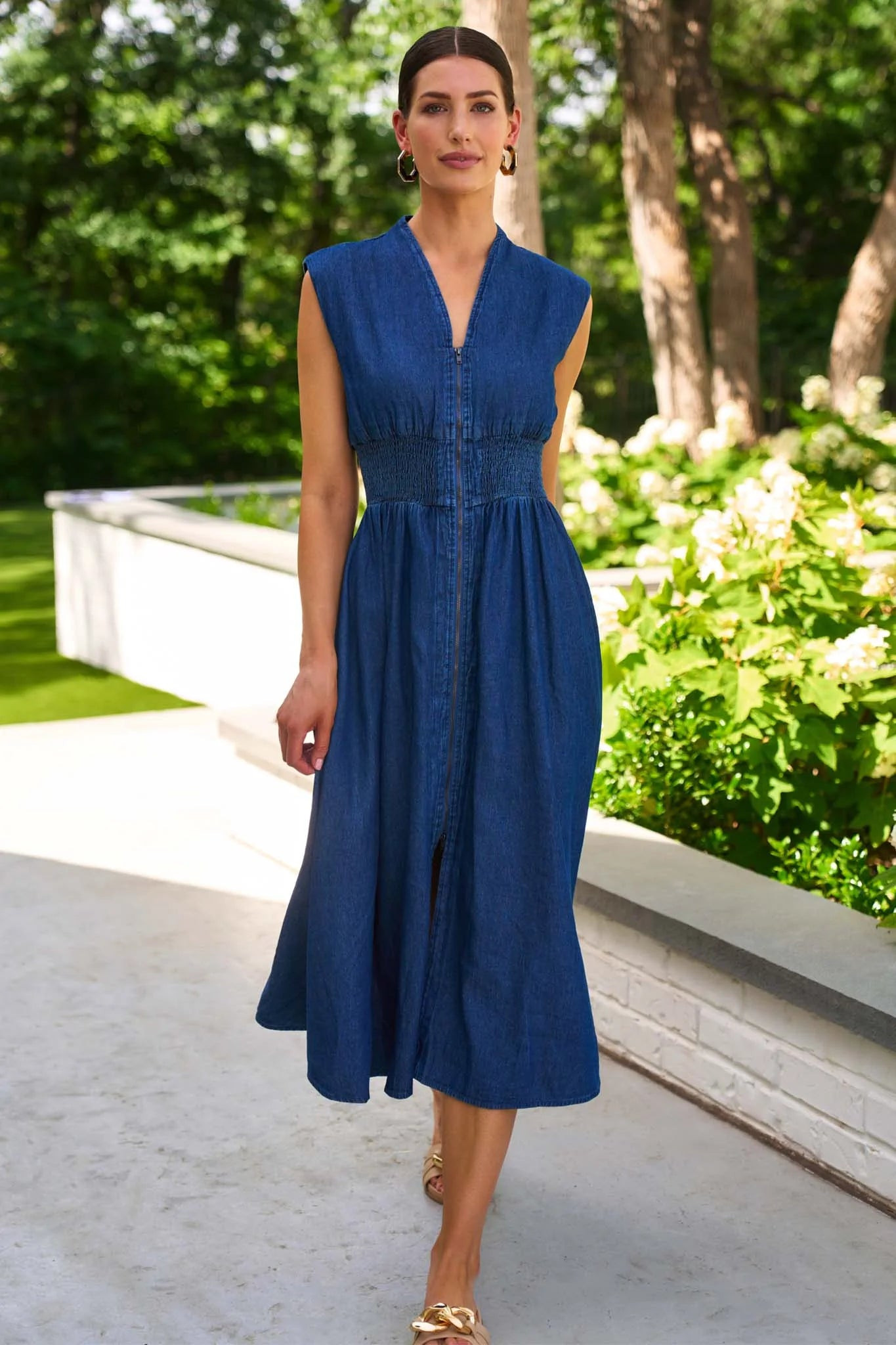 Collins Dress- Denim | Avara