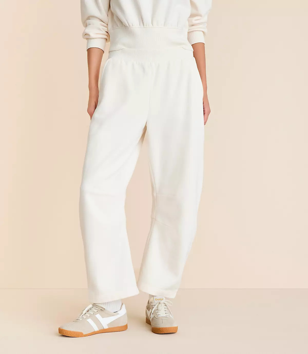 Lou & Grey Elite Fleece Barrel Pants | LOFT