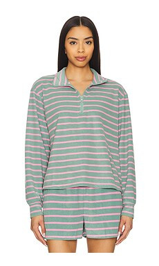 BEACH RIOT Sonia Top in Sage Bloom Stripe from Revolve.com | Revolve Clothing (Global)