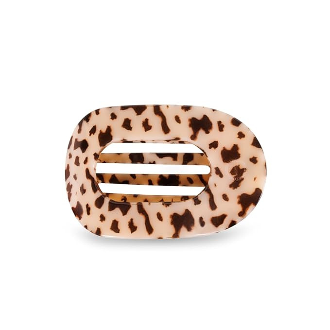 TELETIES - Large Flat Round Clip - Strong Grip, Bendable Teeth, Comfortable Curved Design - For L... | Amazon (US)