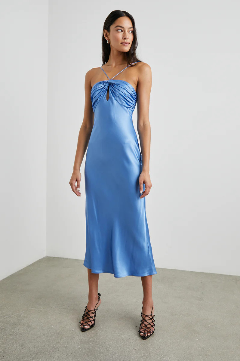 STELLE DRESS - BLUE LAKE | Rails