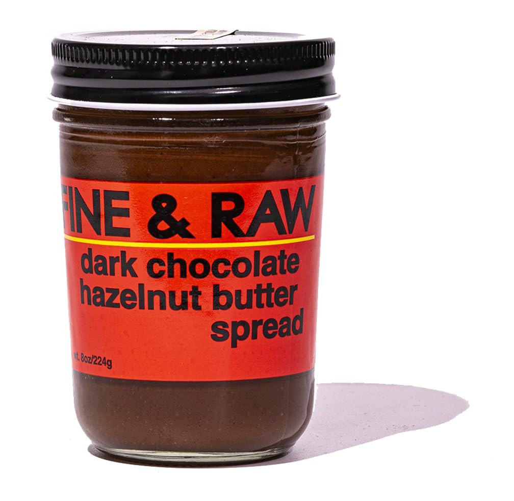 Fine & Raw Hazelnut Butter Spread 8 Ounce – Clean Ingredients, Vegan, and Organic Hazelnut Spre... | Amazon (US)