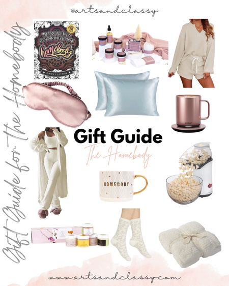 Looking for the perfect gift for the homebody in your life? This gift guide covers all things she would want to make her hanging at home experience even better.

Amazon finds
Amazon gifts
Gifts for homebody
Gifts for her
Holiday gift guide
Pajamas for her
Cozy pjs
Blanket
Threw blanket
Satin pillow case
Sleep mask
Adult coloring book
Popcorn maker
Cozy socks
Spa kit for home
Coffee mug
Tea mug



#LTKHoliday #LTKCyberweek #LTKSeasonal