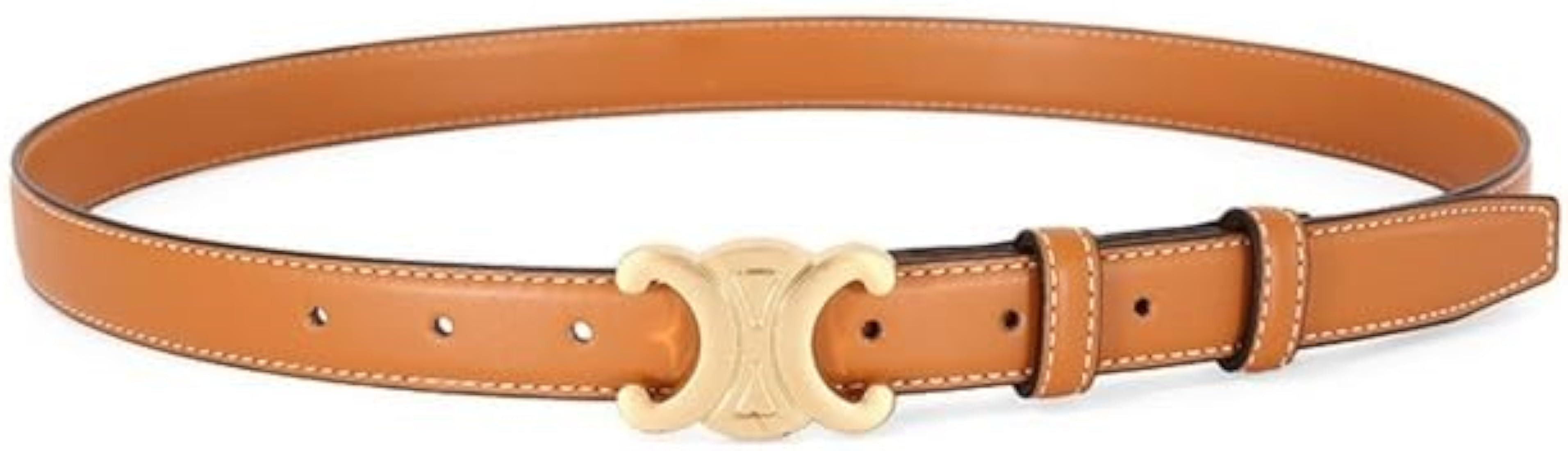 Women's Leather Belt for Triumph Hundred Jeans Belt, Belt Women's Fashion Needle Buckle (Color: 2... | Amazon (US)