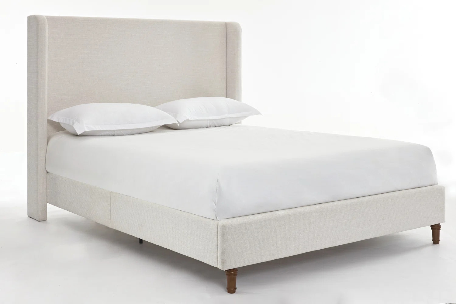 Mozter Upholstered Wingback Platform Bed | Wayfair North America