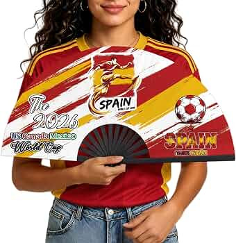 2026 World Soccer Cup Folding Fans \u2013 Soccer Game Day Essentials for Stadium Chants, Party Fa... | Amazon (US)