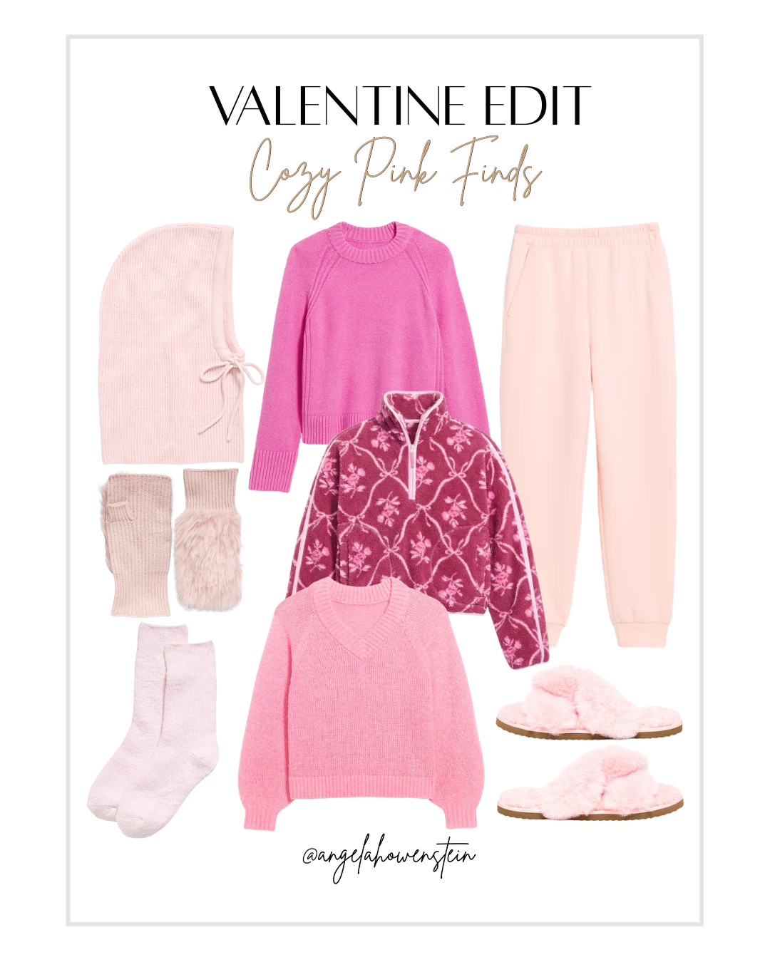 Soft pinks with a cozy, elevated feel. Effortless and timeless for Valentine’s.

#ValentineEdit #CozyPink #NeutralPink #ElevatedBasics #LTKFinds
 

 #LTKootd #LTKBeauty