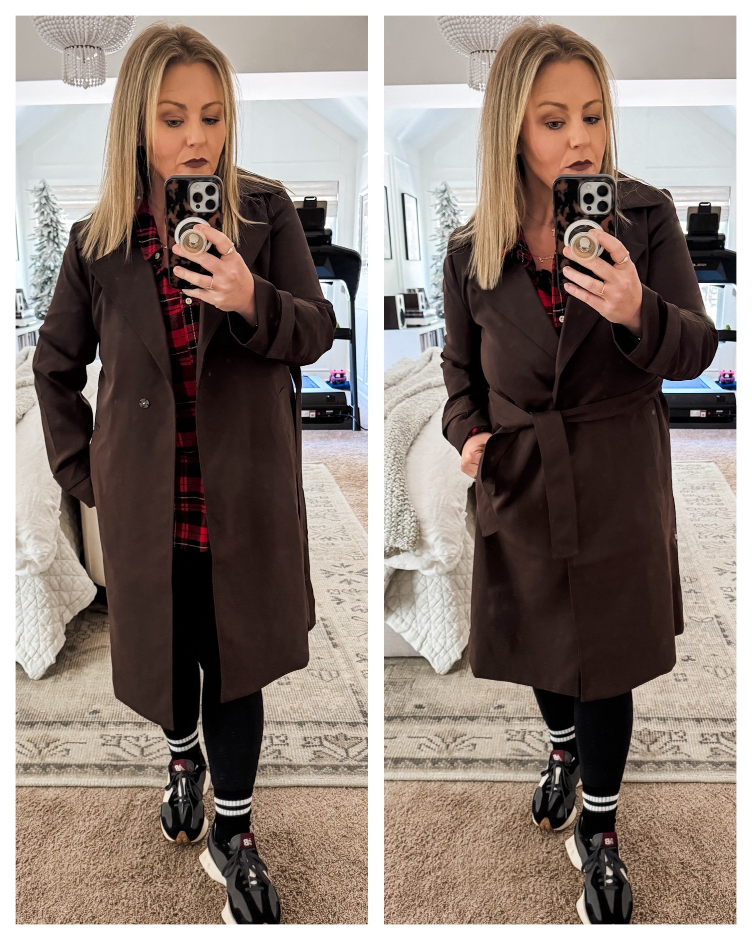 The lightweight crepe trench in brown — it comes in so many colors, I had a hard time choosing! It’s really versatile but I’ve been wearing it on repeat to church this fall. TTS — I’m 5’3 and in a medium. Free shipping, returns and exchanges. 

#LTKSeasonal #LTKOver40 #LTKWorkwear