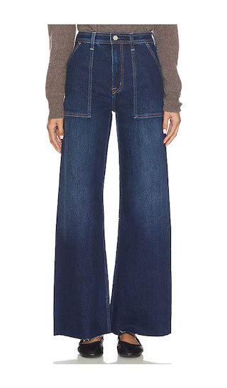 PISTOLA Penny Utility High Rise Wide Jeans in Blue. - size 25 | Revolve Clothing (Global)