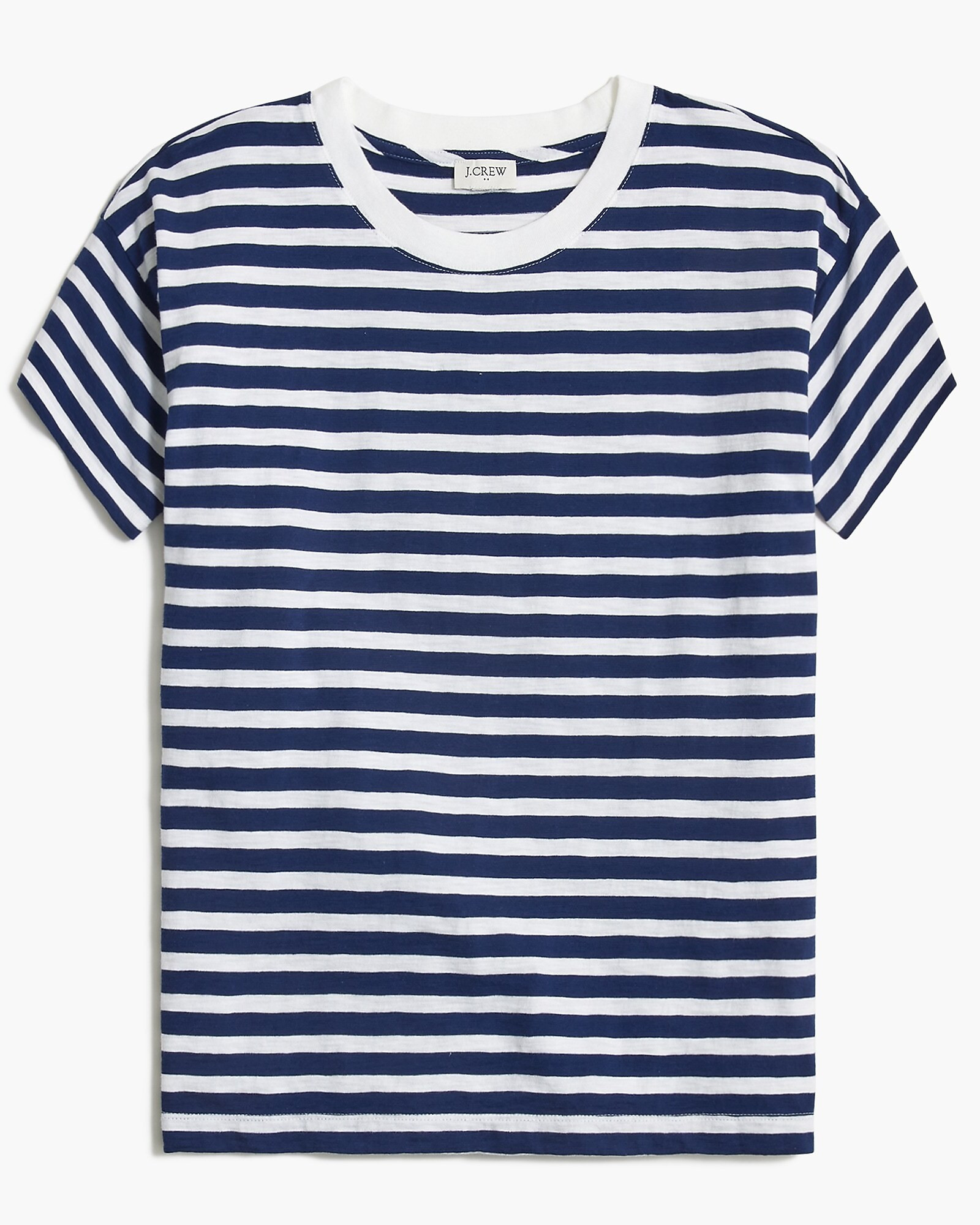 Striped crewneck tee | J.Crew Factory