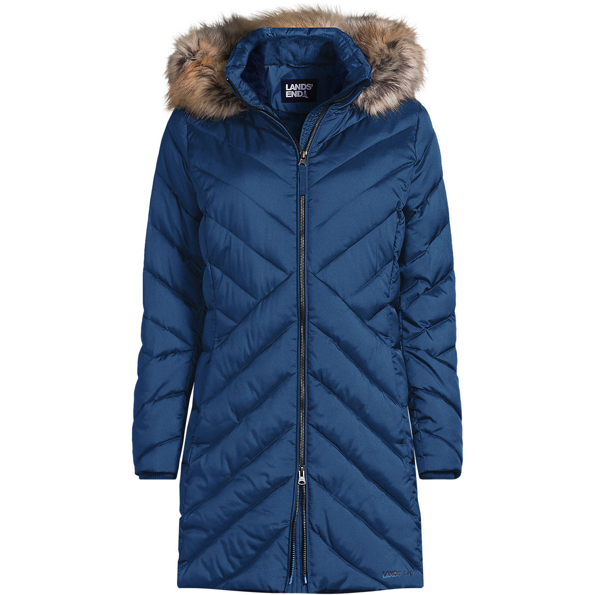Women's Insulated Cozy Fleece Lined Winter Coat | Lands' End (US)