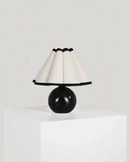 Brightech Blair 10"" LED Midcentury Table Lamp With Black Marble Base in Polished Black at Nordstrom | Nordstrom