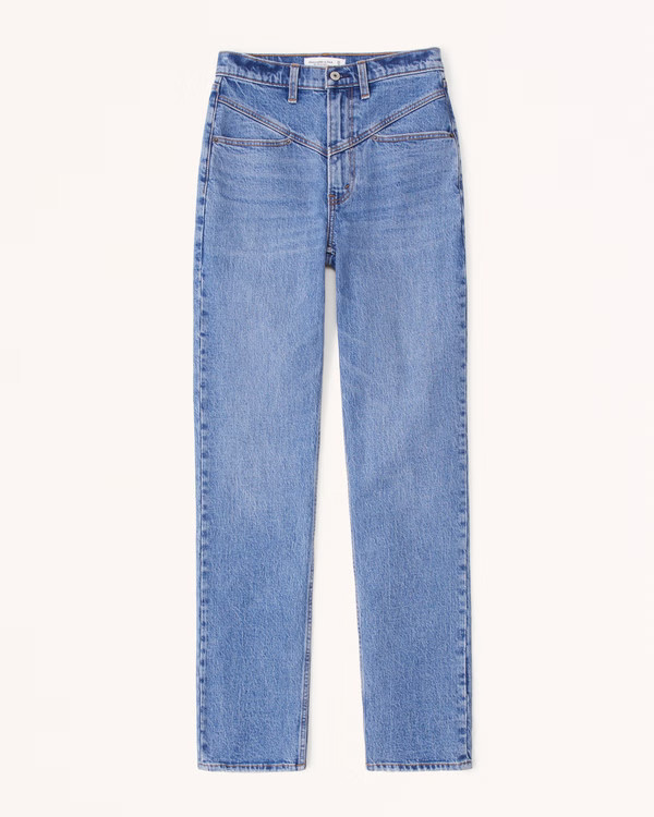 Ultra High Rise 90s Straight Jean | Abercrombie & Fitch (US)