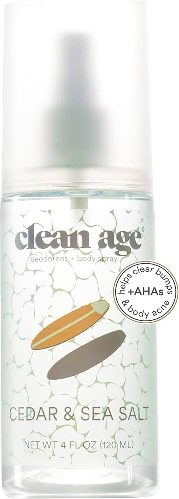 Aluminum Free Deodorant & Body Spray for Whole Body - Cedar 4oz - Clean Deodorant and Body Spray ... | Amazon (US)