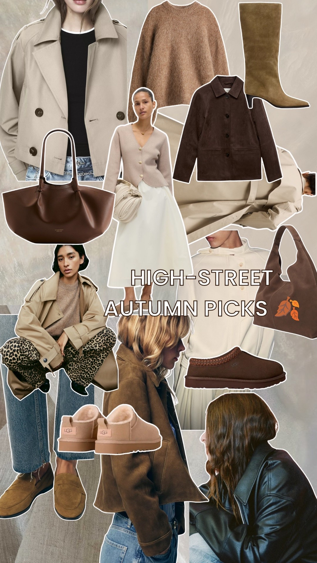 AUTUMN WARDROBE FROM THE HIGH-STREET 🤎 

New in picks from Zara, H&M, Marks and Spencer’s, COS, & Other Stories, M&S and of course Uggs to update your autumn capsule wardrobe - think chocolate brown (everything) handbags, suede coats, Ugg ultra mini and autumn jackets from cropped trench coats to suede loafers 🤎 



#LTKstyletip #LTKautumn #LTKuk