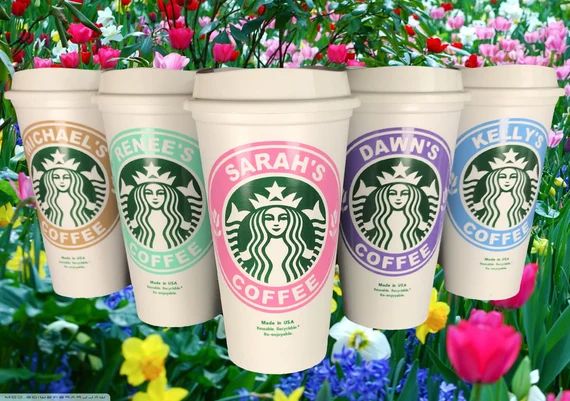 Starbucks Spring & Summer Starbucks Coffee Travel Mug Tumbler Personalized, Mother's Day #1 Chris... | Etsy (US)