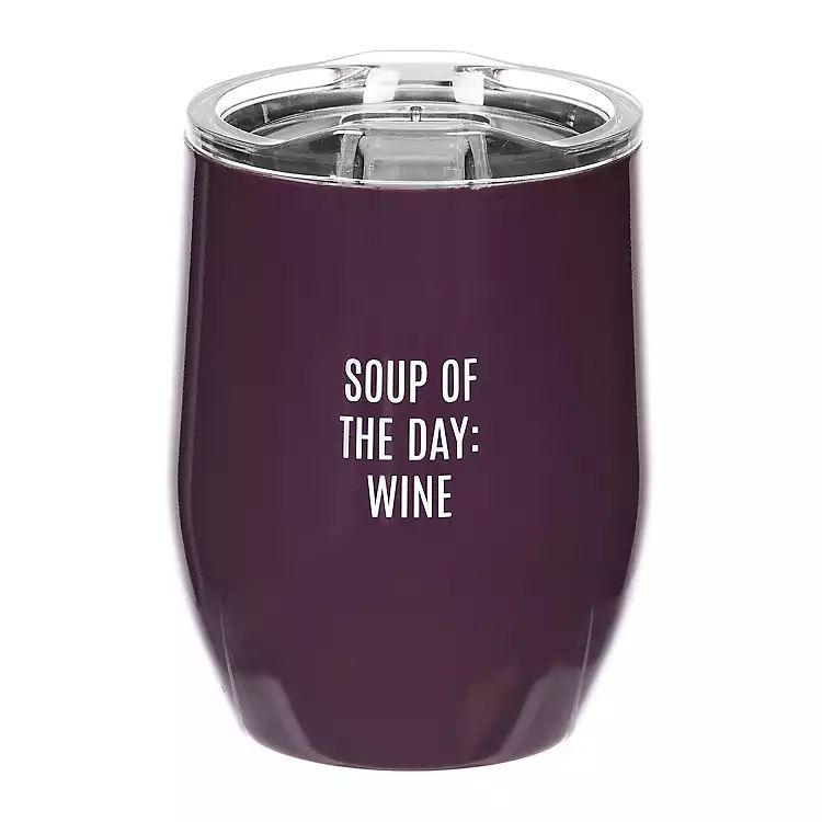 Soup of the Day Stemless Wine Tumbler | Kirkland's Home