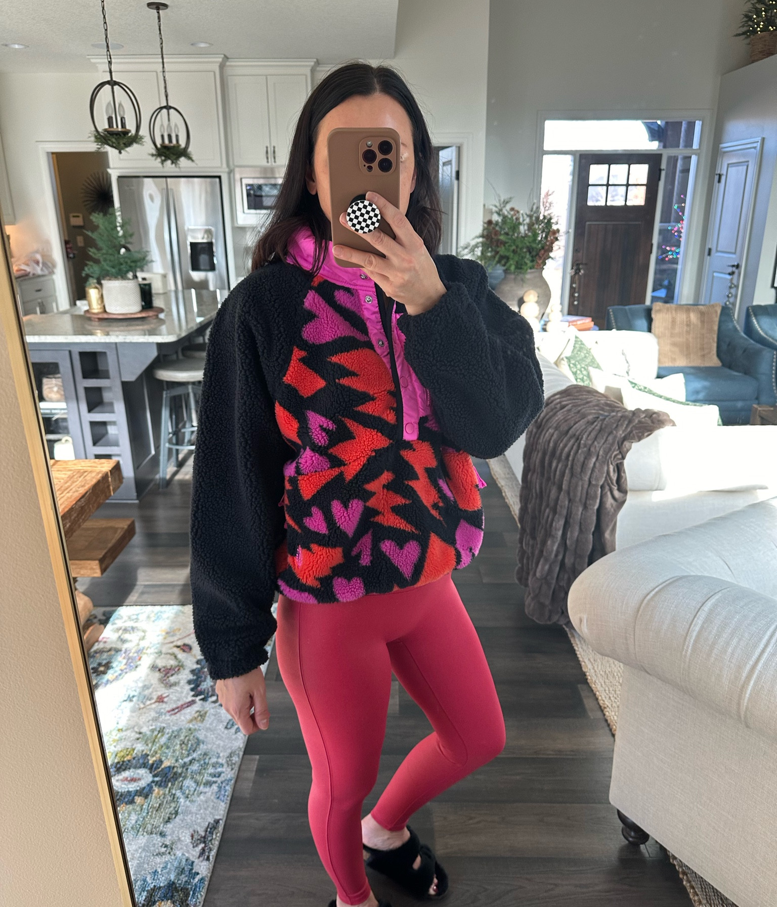 Love this new fleece pullover and leggings! Plus I have on my favorite slipper slides! Order these all today to have by Christmas!!! ❤️❤️

#LTKover40 #LTKGiftGuide #LTKfindsunder100
