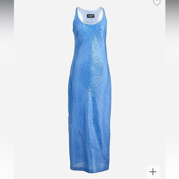J. Crew Collection limited-edition Alicia sequin racerback slip dress* | Poshmark