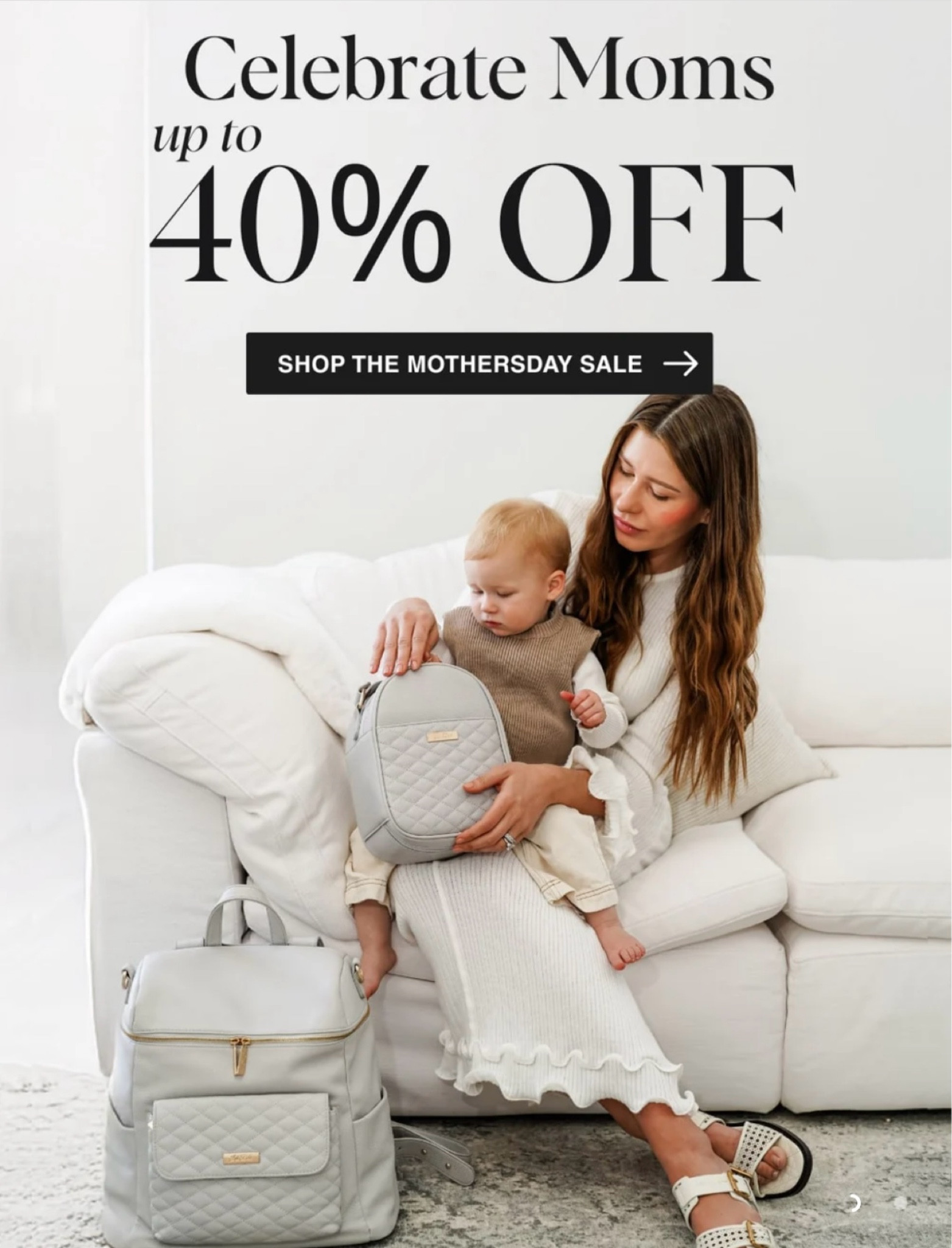 Can’t wait to get my hands on this new chic diaper bag!! They’re even on sale for Mother’s Day! Perfect time to buy if you have a new bundle of joy on the way. | Newborn | Diaper Bag | Hospital Bag | Diaper Bag Sale | 

#LTKBump #LTKItBag #LTKBaby