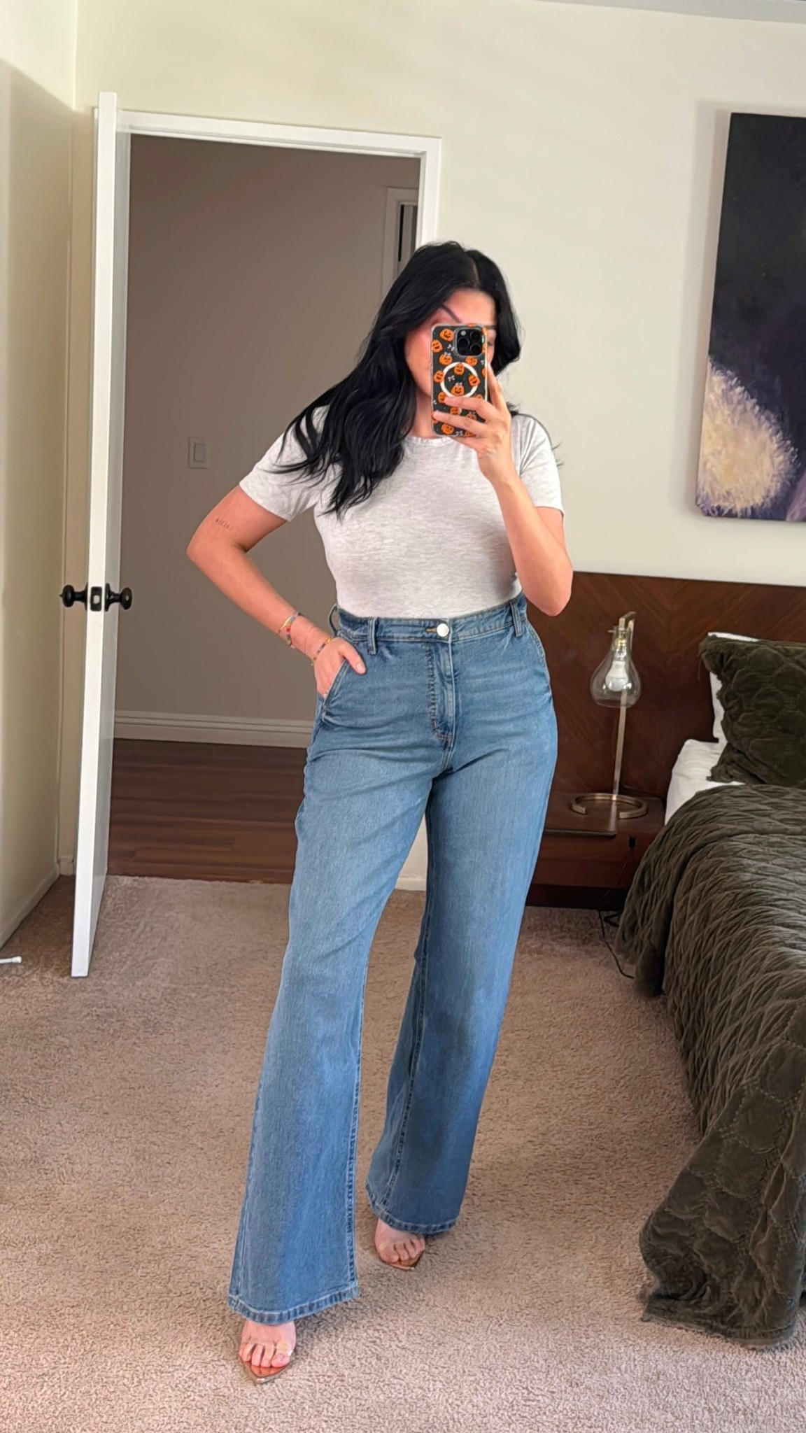 New high waisted straight jeans from @walmartfashion slight stretch, perfect wash and longer length available! 

#walmart #walmartfashion

#LTKOver40 #LTKMidsize #LTKFallSale