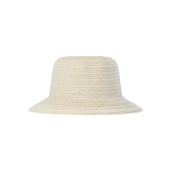 Time and Tru Women's Bucket Hat, Light Natural | Walmart (US)