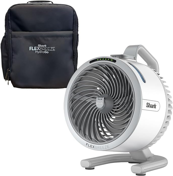 Shark FlexBreeze HydroGo Fan & Travel Bag \u2014 Ultra-powerful portable fan with indoor + outdoo... | Amazon (US)