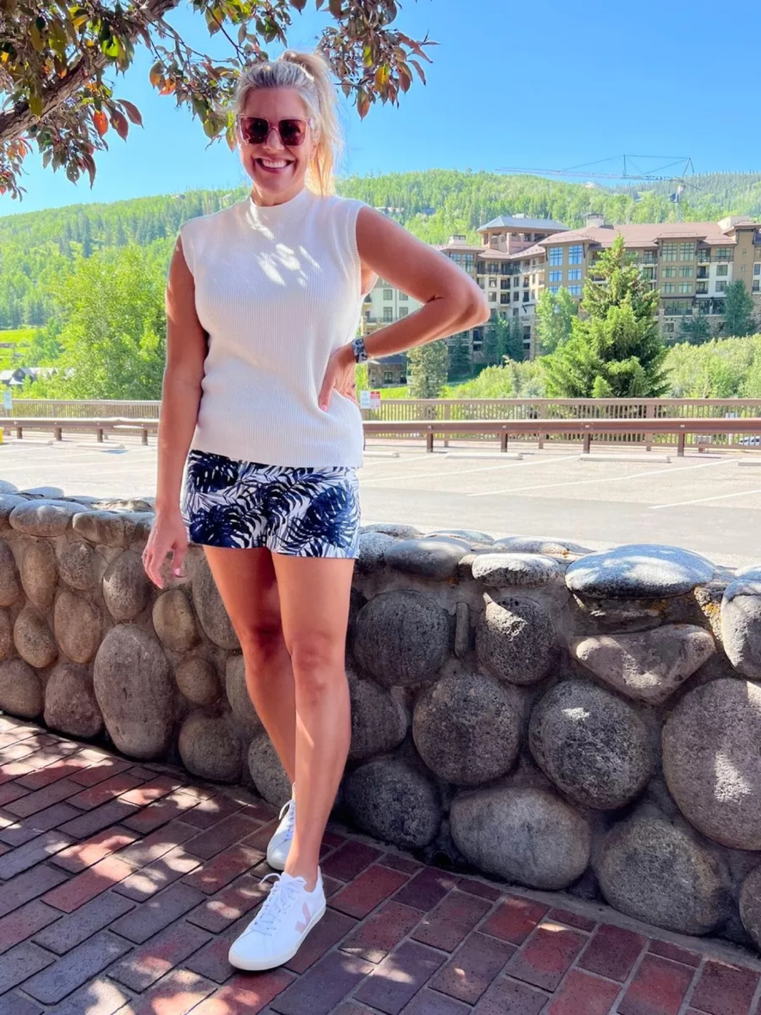 Everyday Summer outfit  

Summer outfit  summer  outfit  summer fashion  fashion  summer trends  neutral outfit  palm shorts  pattern shorts  fit mommimg#LTKstyletip

#LTKActive #LTKSeasonal