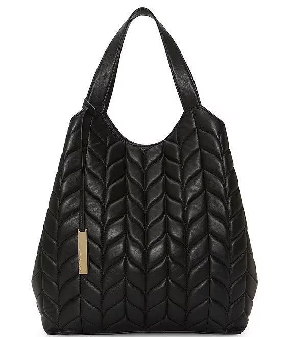 Quilted Leather Tote Bag | Dillard's