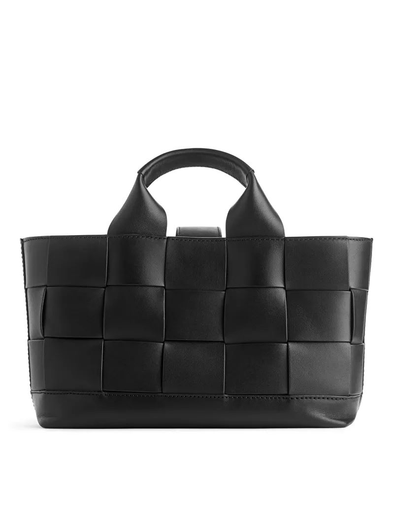Woven Leather Bag | ARKET (US&UK)